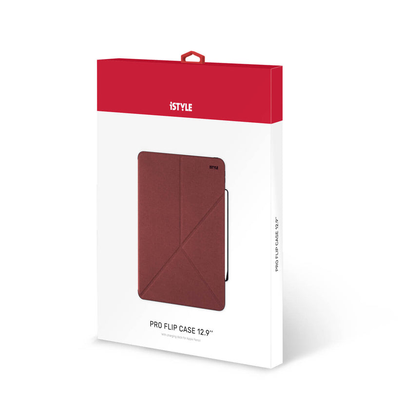 Obal na iPad 12,9 2018 iSTYLE flip case červený