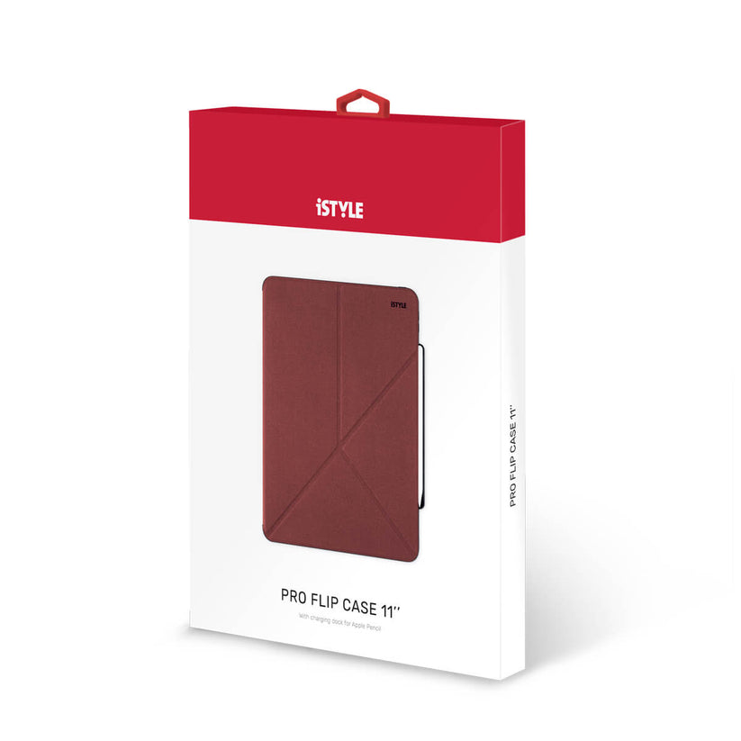 Obal na iPad 11" iSTYLE flip case červený