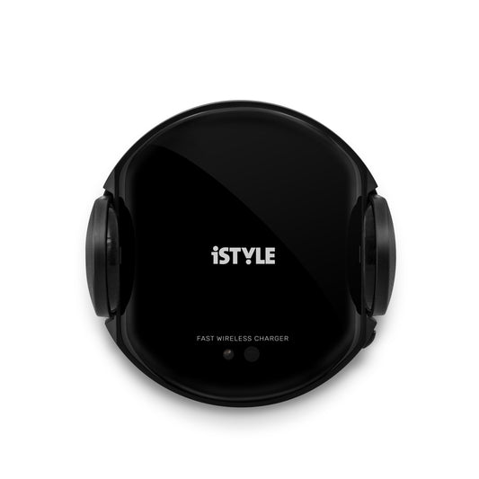iSTYLE SENSOR WIRELESS CAR CHARGER 5-15W - čierna + 18W car charger (bundle)