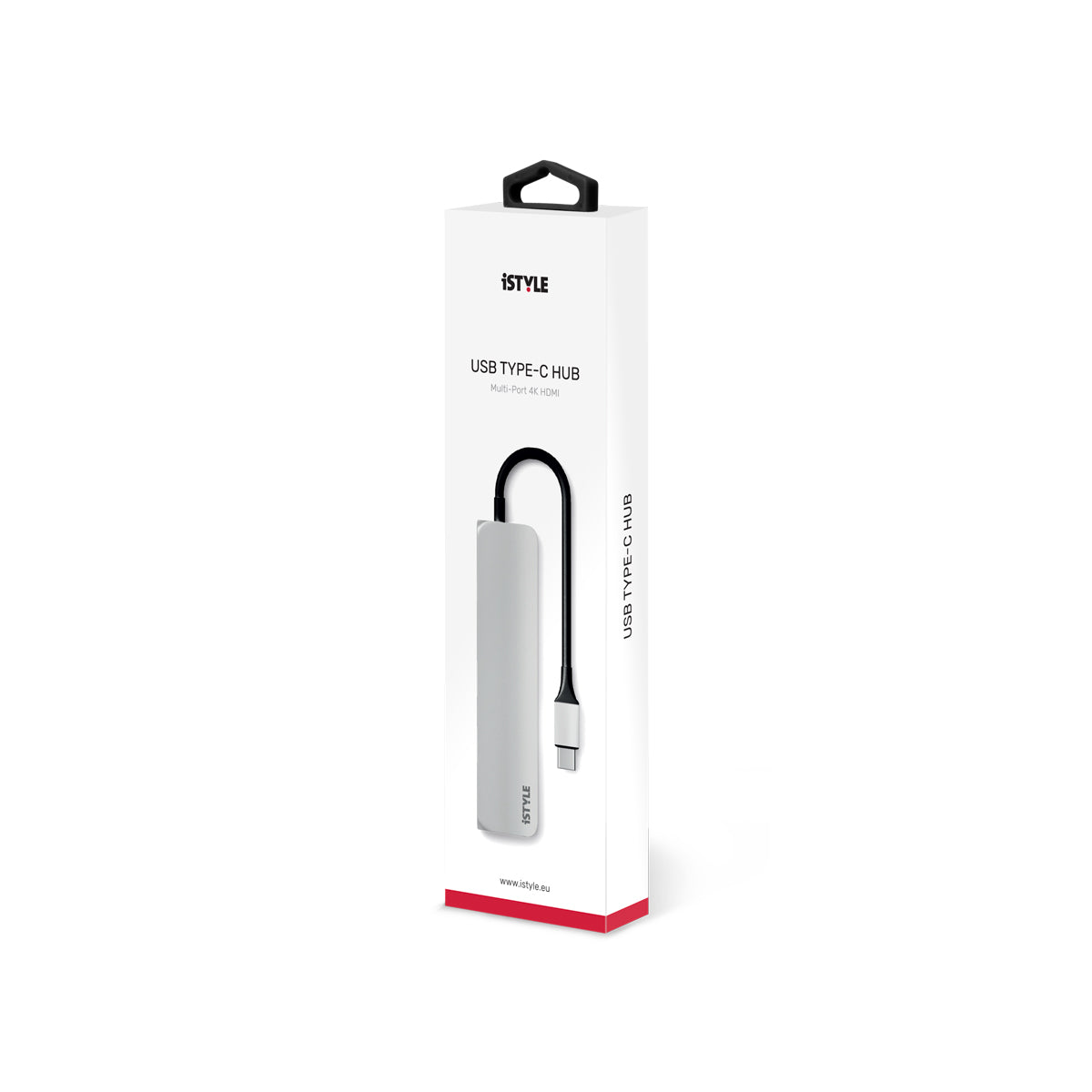 USB-C Hub adaptér iSTYLE - strieborný