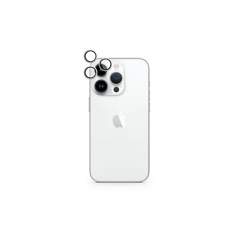 Epico Aluminium Lens Protector pre Apple iPhone 14 Pro / 14 Pro Max - Silver