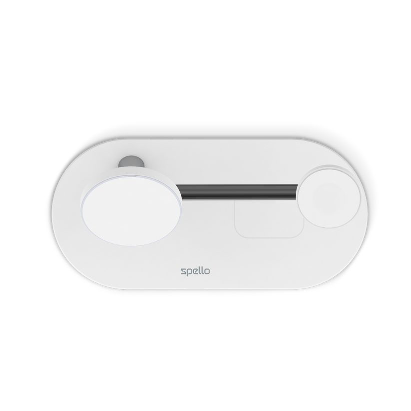 Epico Spello 3v1 Magnetický bezdrôtový nabíjací stojan - biely