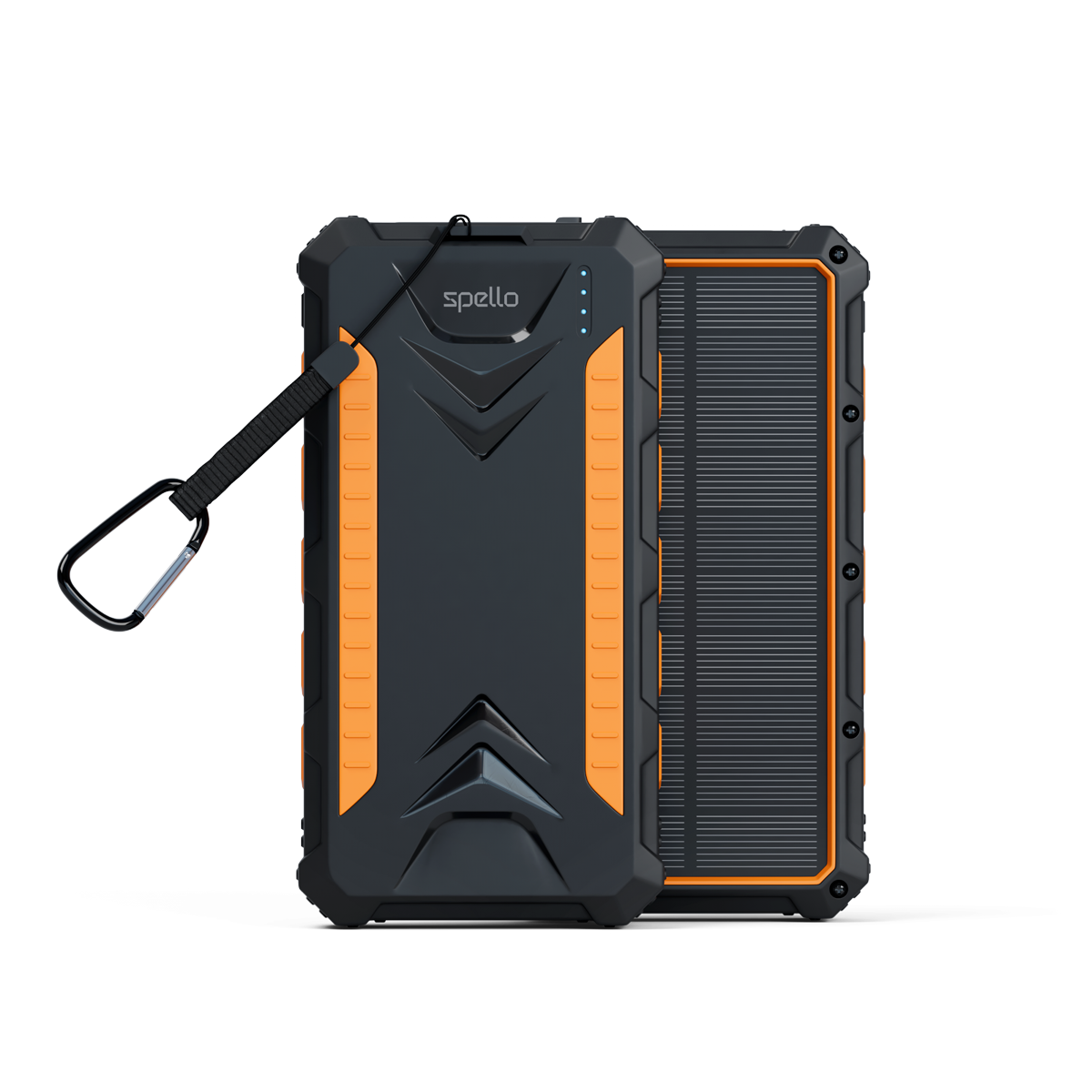 Epico Spello Solárna Power Banka 24 000 mAh - čierno-oranžová