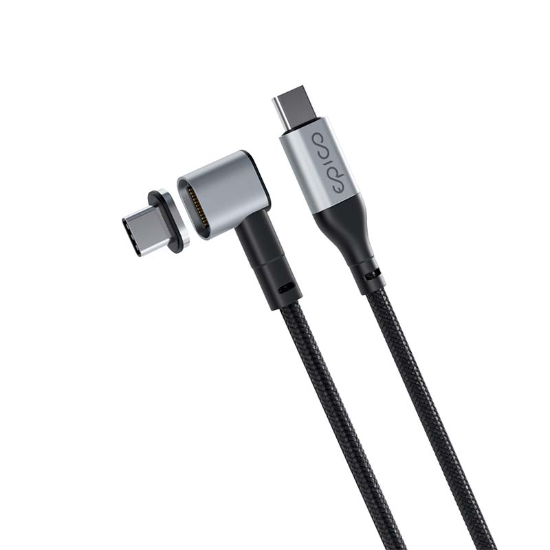 Epico Magnetic Braided Data Cable USB-C to USB-C - Space grey