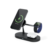 Epico Spello 3in1 Magnetic Wireless Charging Stand - čierny