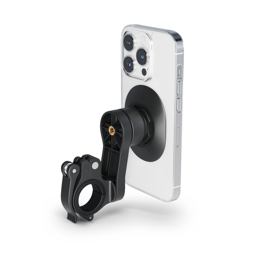 Epico Spello Smart Lock držiak telefónu na riadidlá - čierny