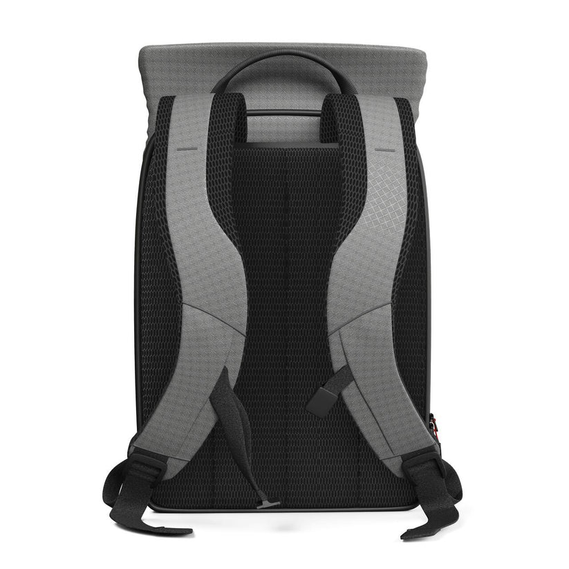Batoh NextOne District pre notebook do 16″, 16,5 l – sivý – pohľad zozadu