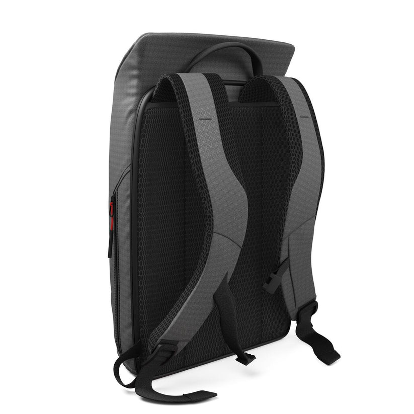Batoh NextOne District pre notebook do 16″, 16,5 l – sivý – zadný pohľad zboku