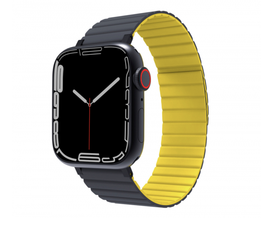 JCPal FlexForm Náramok pre Apple Watch - Gray/Yellow (38/40/41mm)