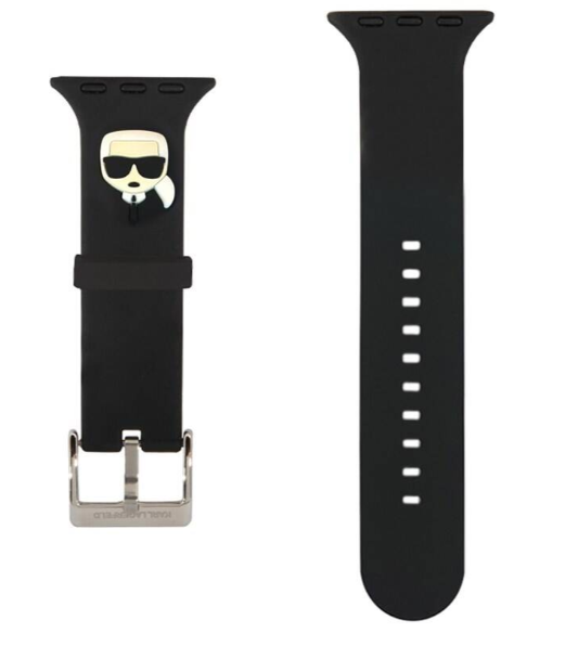 Karl Lagerfeld Karl Head Apple Watch Band 42/44/45mm - Black