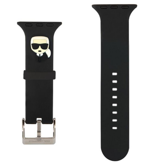 Karl Lagerfeld Karl Head Apple Watch Band 38/40/41mm - Black