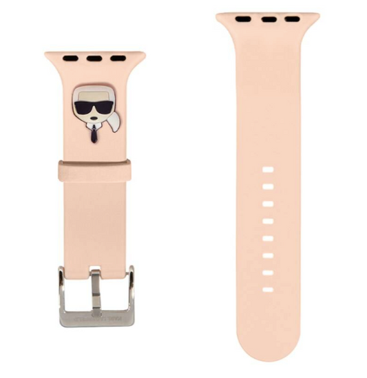 Karl Lagerfeld Karl Head Apple Watch Band 38/40/41mm - Pink