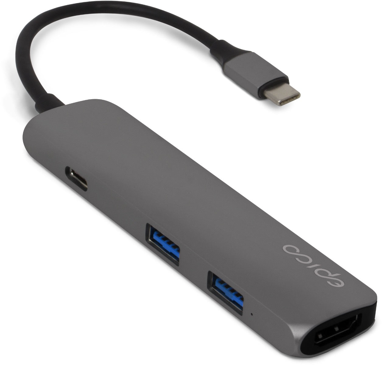EPICO USB Type-C Hub Multi-Port 4k HDMI - space grey/black