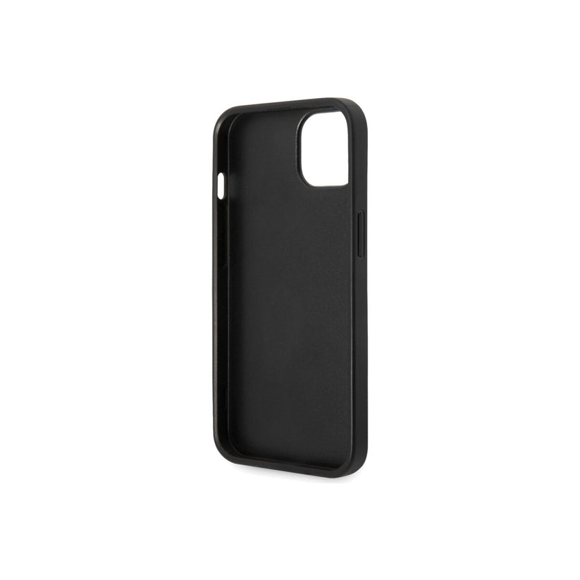 Karl Lagerfeld PU Saffiano Case with Karl Head for iPhone 14 Plus Black