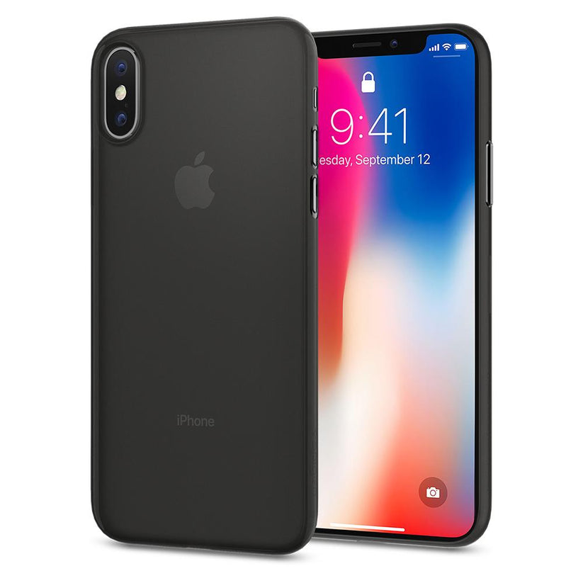 Spigen Air Skin, black - iPhone X