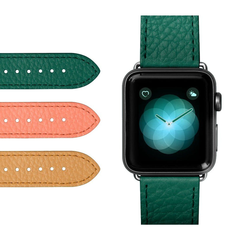 Laut Milano kožený remienok pre Apple Watch 42/44mm – hnedý