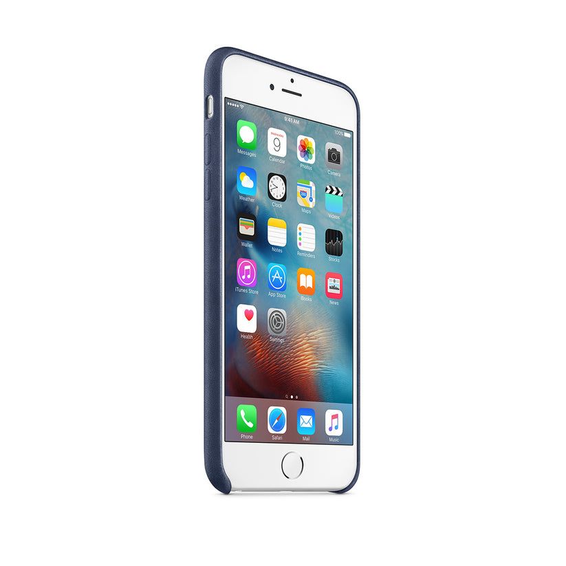 Apple - kožený kryt pre iPhone 6s Plus - tmavo modrý