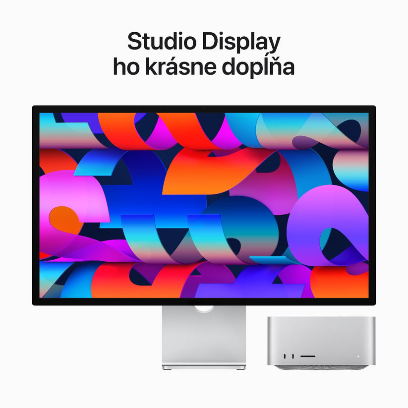 Mac Studio: Apple M2 Ultra čip s 24jadrovým CPU, 60jadrovým GPU, 64GB, 1TB SSD