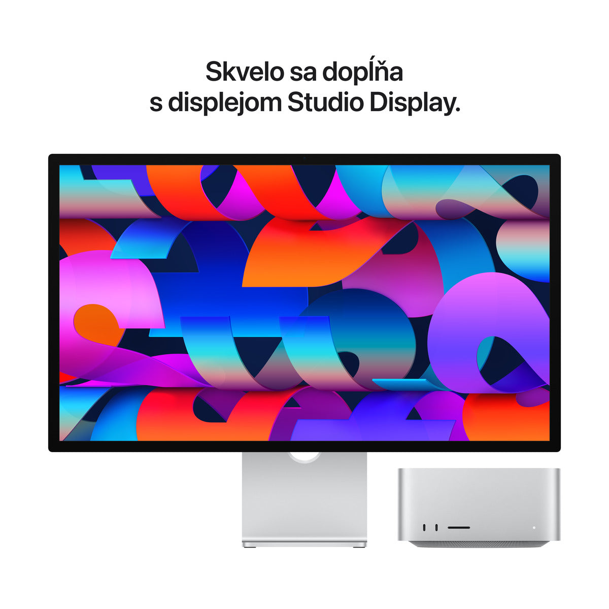 Mac Studio, Apple M3 Ultra, 28jadrové CPU, 60jadrové GPU, 96GB, 1TB - strieborný