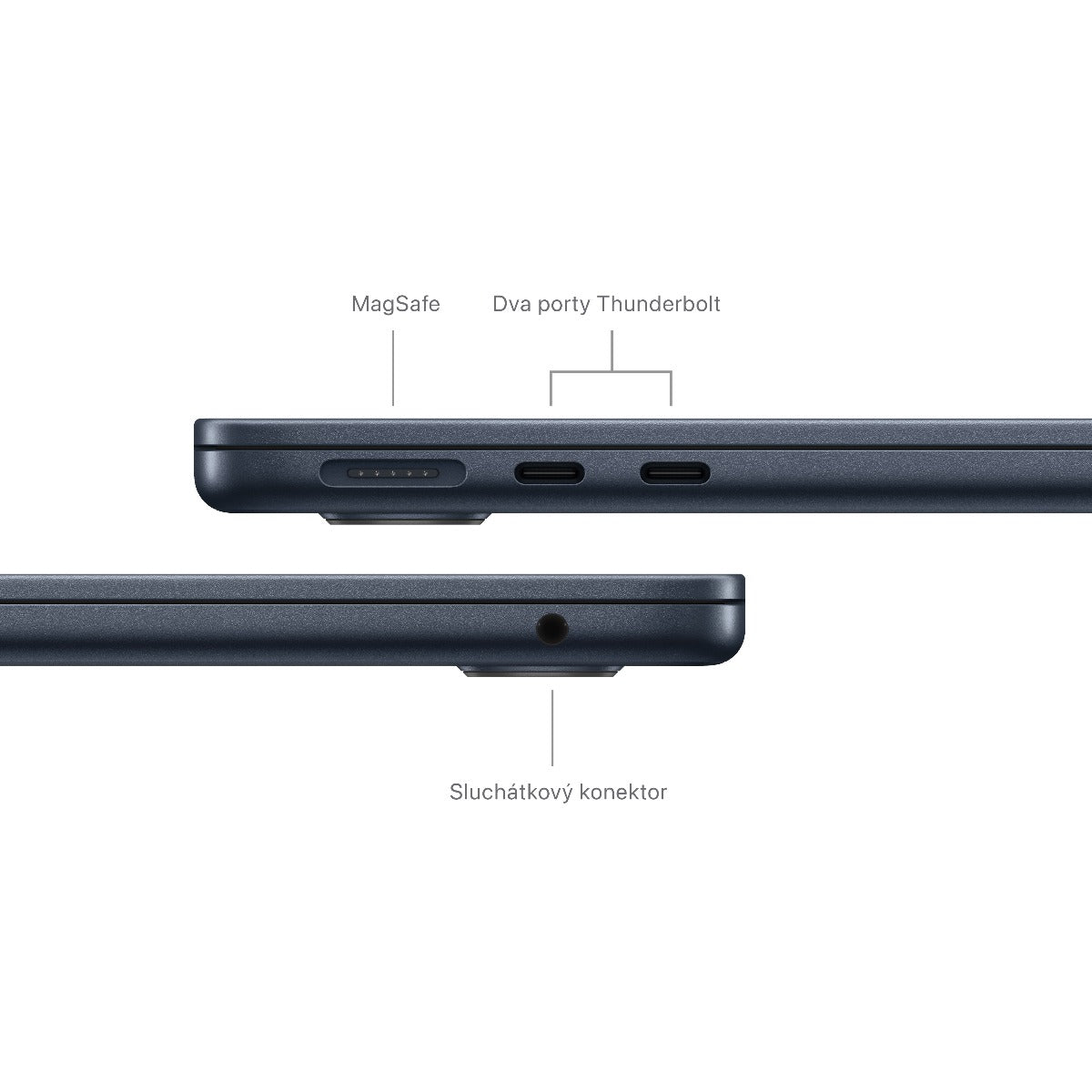 13-inch MacBook Air: Apple M3 chip with 8-core CPU and 10-core GPU, 16GB, 512GB SSD - Midnight