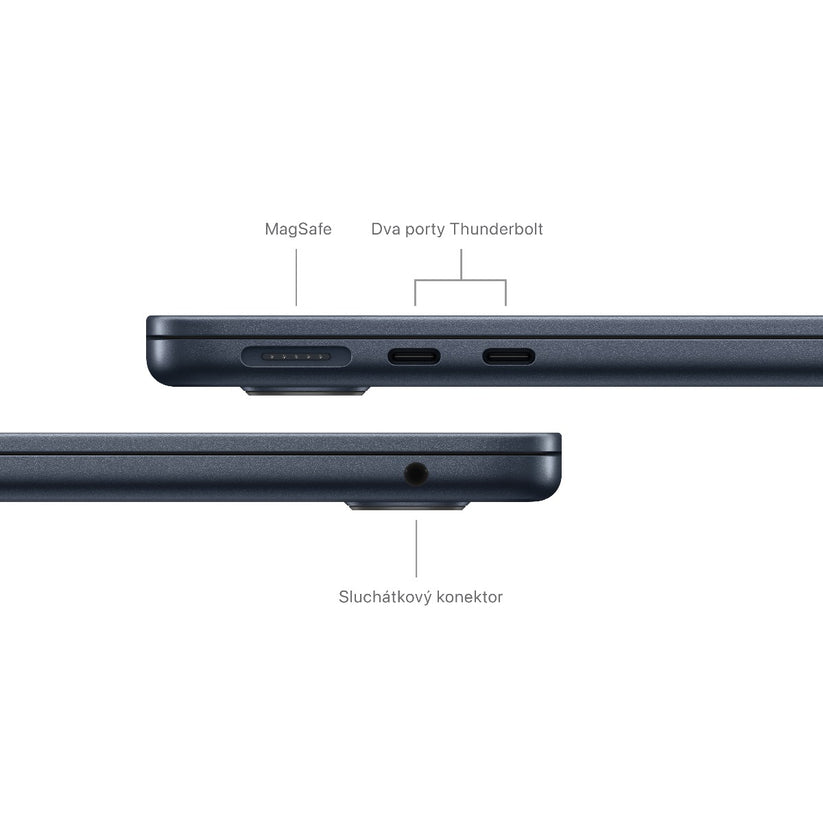 13-inch MacBook Air: Apple M3 chip with 8-core CPU and 10-core GPU, 16GB, 512GB SSD - Midnight