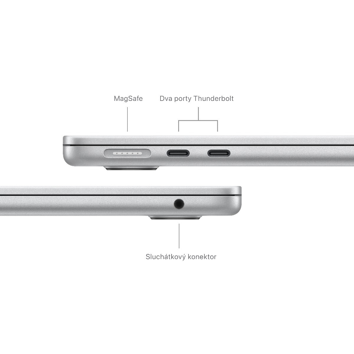 13-inch MacBook Air: Apple M3 chip with 8-core CPU and 10-core GPU, 16GB, 512GB SSD - Silver