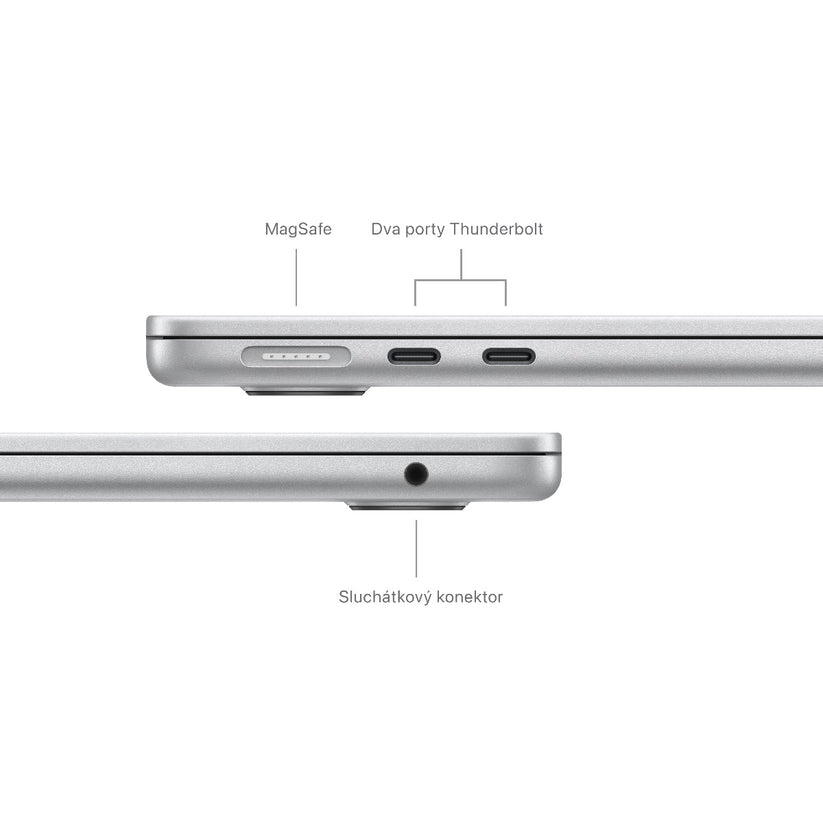 13-inch MacBook Air: Apple M3 chip with 8-core CPU and 10-core GPU, 16GB, 512GB SSD - Silver