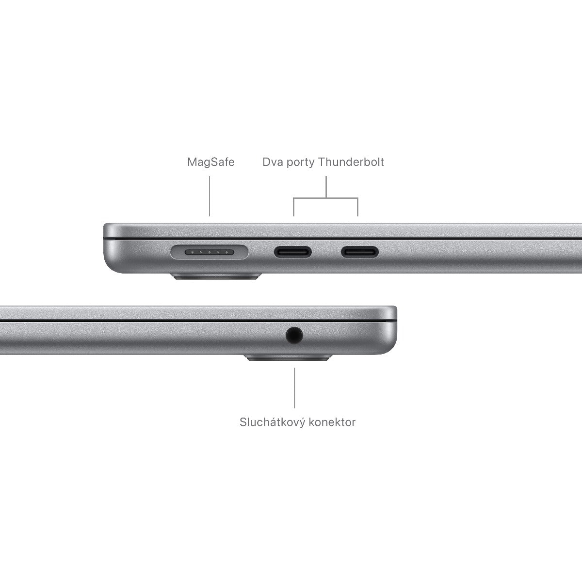 13-inch MacBook Air: Apple M3 chip with 8-core CPU and 10-core GPU, 16GB, 512GB SSD - Space Grey