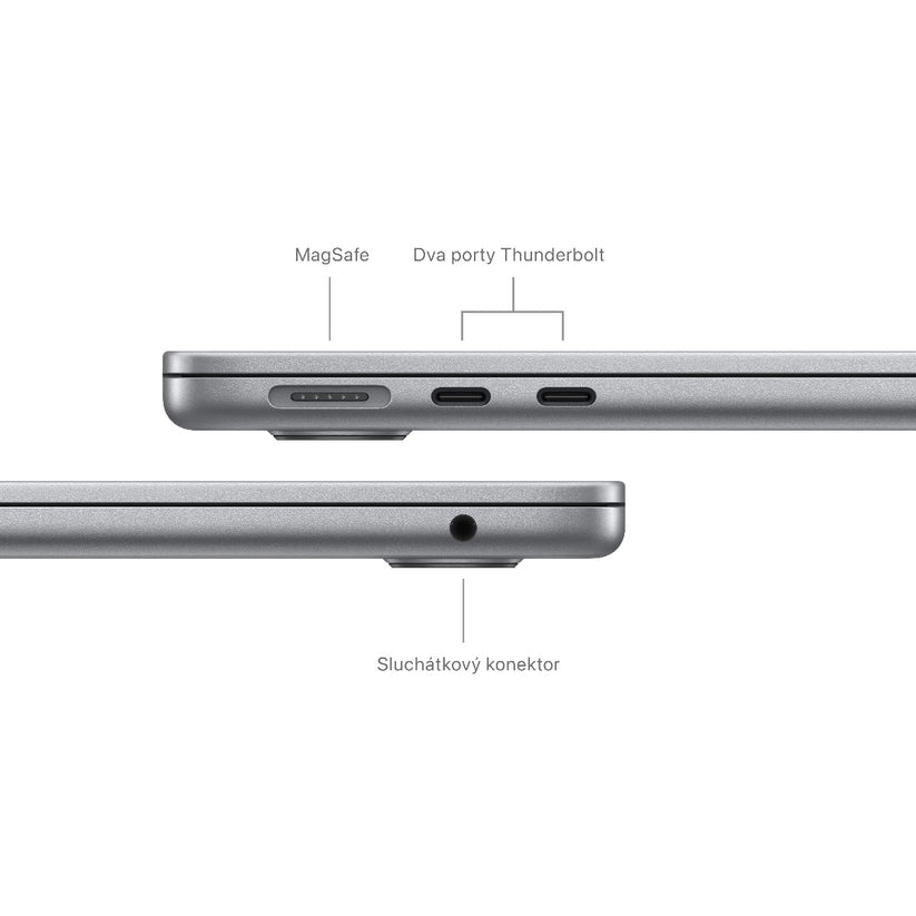 13-inch MacBook Air: Apple M3 chip with 8-core CPU and 10-core GPU, 16GB, 512GB SSD - Space Grey