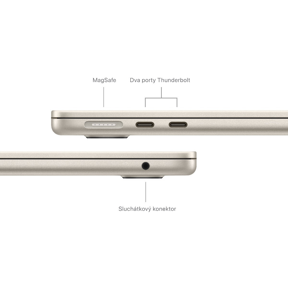 13-inch MacBook Air: Apple M3 chip with 8-core CPU and 10-core GPU, 16GB, 512GB SSD - Starlight