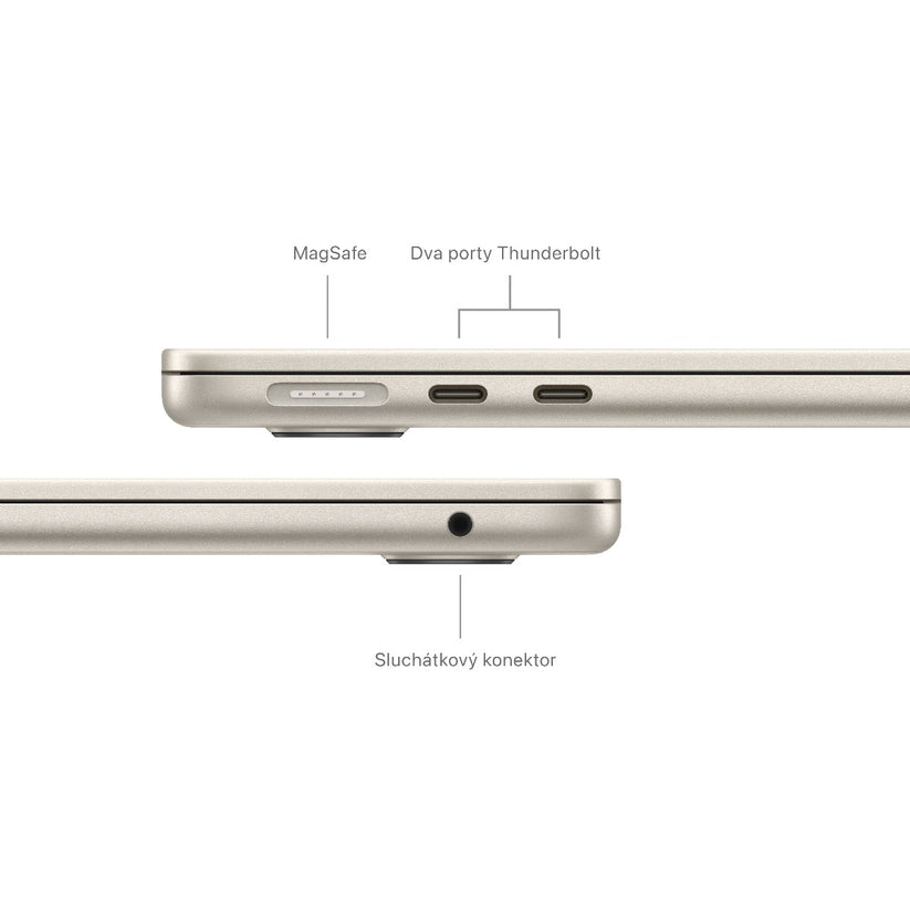 13-inch MacBook Air: Apple M3 chip with 8-core CPU and 10-core GPU, 16GB, 512GB SSD - Starlight