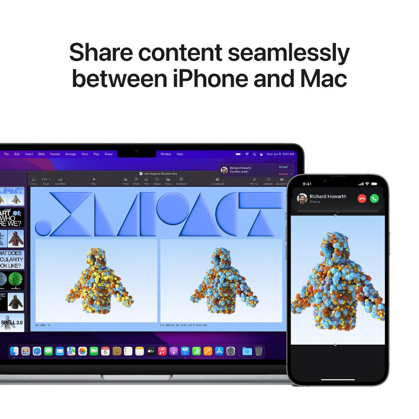 MacBook Air 13", Apple M2 8jadrové CPU, 8jadrové GPU, 8GB, 256GB SSD, CZ - Space Grey - Česká klávesnica