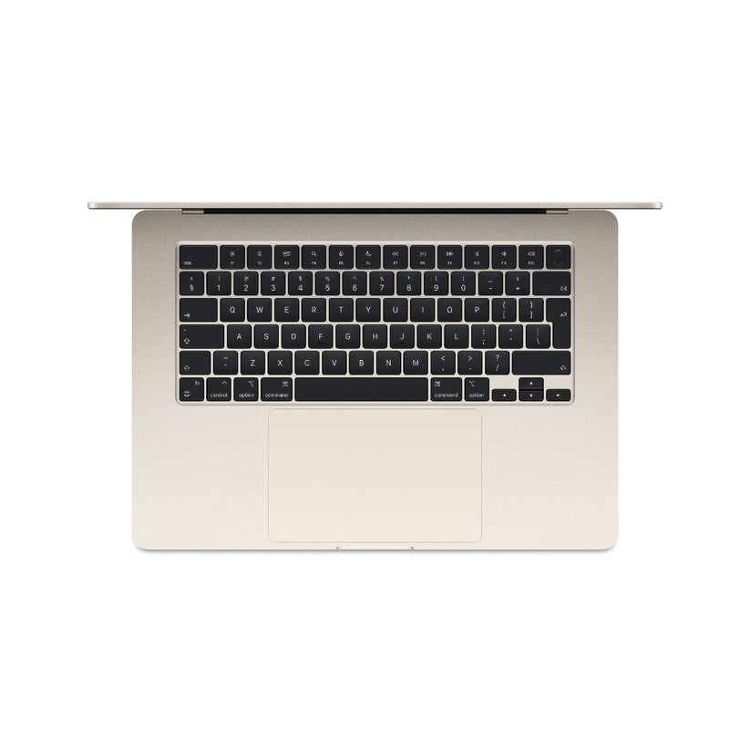 MacBook Air 15,3", Apple M3 8jádrové CPU, 10jádrové GPU, 8GB, 256GB SSD, CZ - hvězdně bílý
