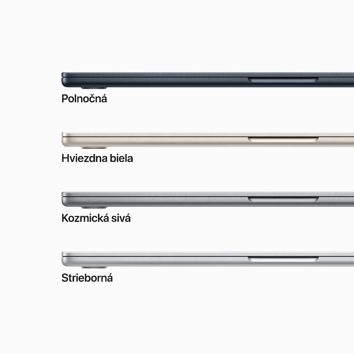 15-palcový MacBook Air: Apple M2 čip s 8jadrovým CPU a 10jadrovým GPU, 8GB, 512GB - Silver