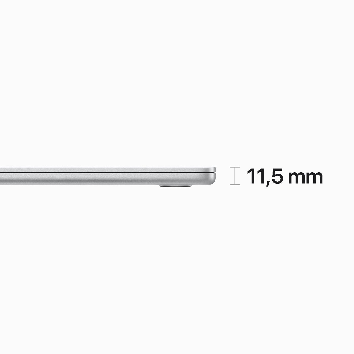 15-palcový MacBook Air: Apple M2 čip s 8jadrovým CPU a 10jadrovým GPU, 8GB, 512GB - Silver