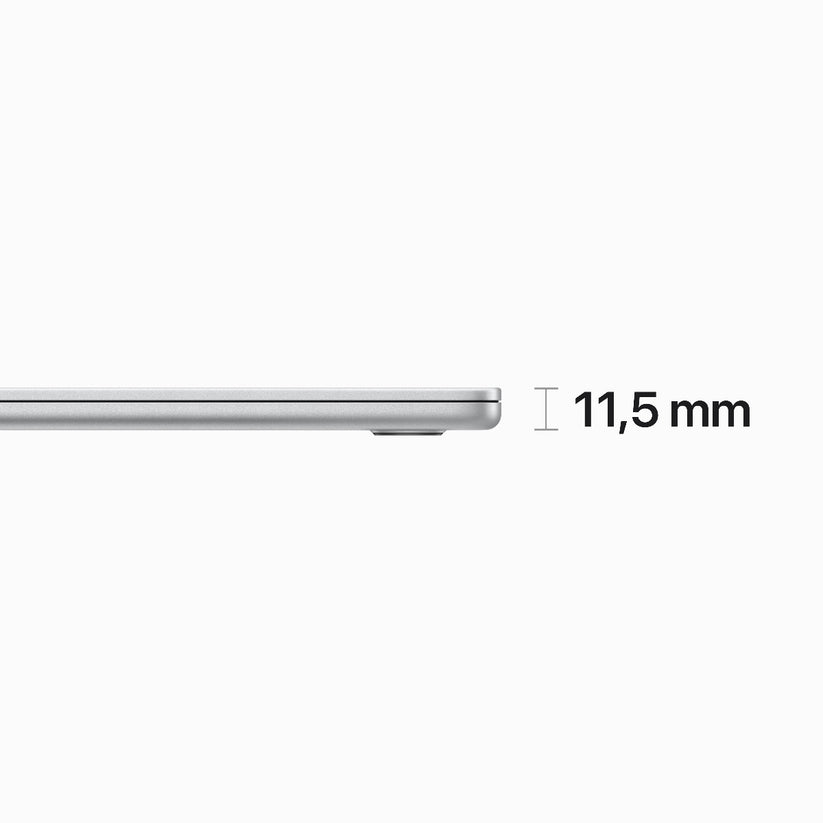 15-palcový MacBook Air: Apple M2 čip s 8jadrovým CPU a 10jadrovým GPU, 8GB, 512GB - Silver