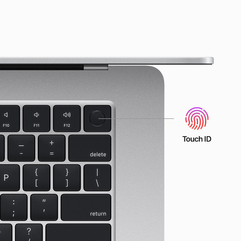 15-palcový MacBook Air: Apple M2 čip s 8jadrovým CPU a 10jadrovým GPU, 8GB, 512GB - Silver