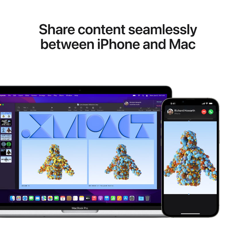MacBook Pro 13" Apple M2 čip s 8jadrovým CPU a 10jadrovým GPU, 24GB RAM 2TB SSD - strieborný