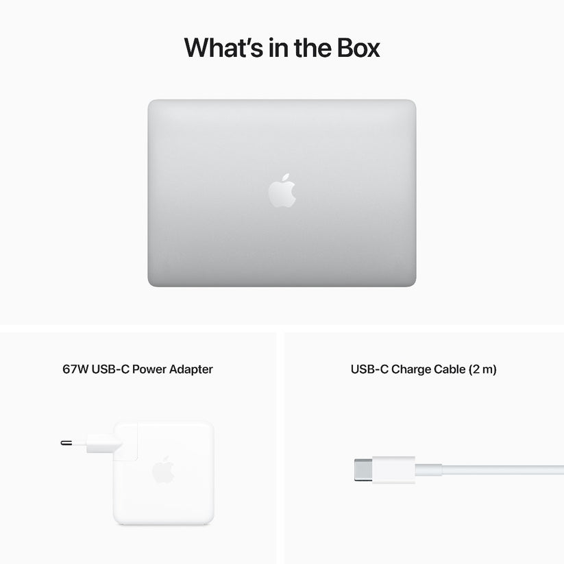 MacBook Pro 13" Apple M2 čip s 8jadrovým CPU a 10jadrovým GPU, 24GB RAM 2TB SSD - strieborný