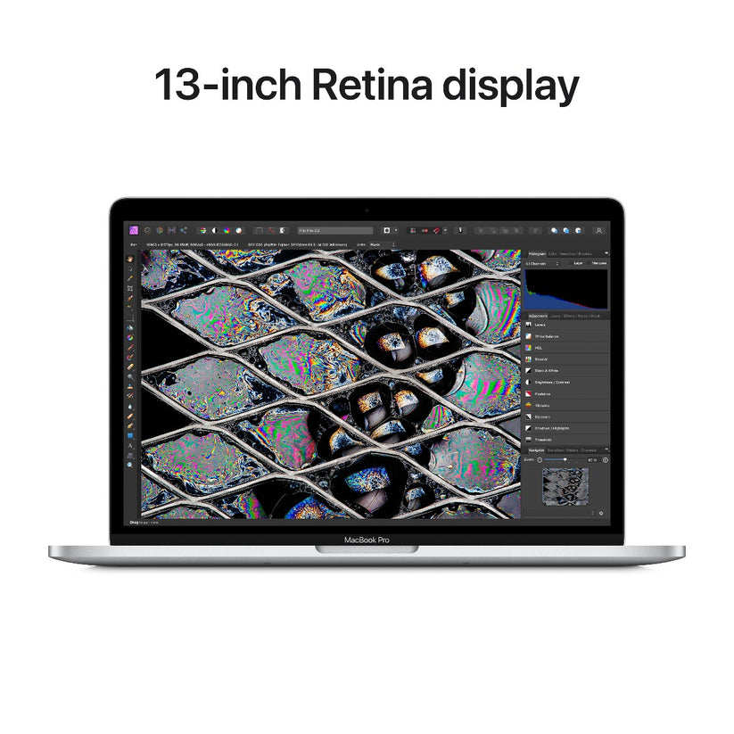 MacBook Pro 13" Apple M2 čip s 8jadrovým CPU a 10jadrovým GPU, 24GB RAM 2TB SSD - strieborný