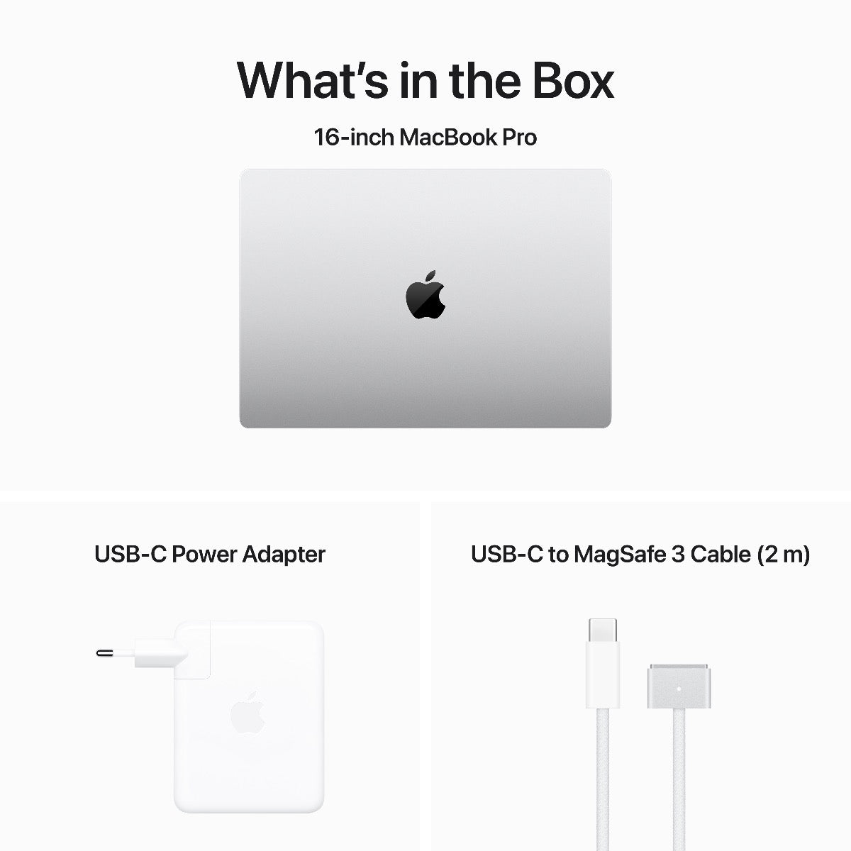 16-palcový MacBook Pro: Apple M3 Pro čip s 12 jadrovým CPU a 18 jadrovým GPU, 18GB, 512GB SSD - Silver