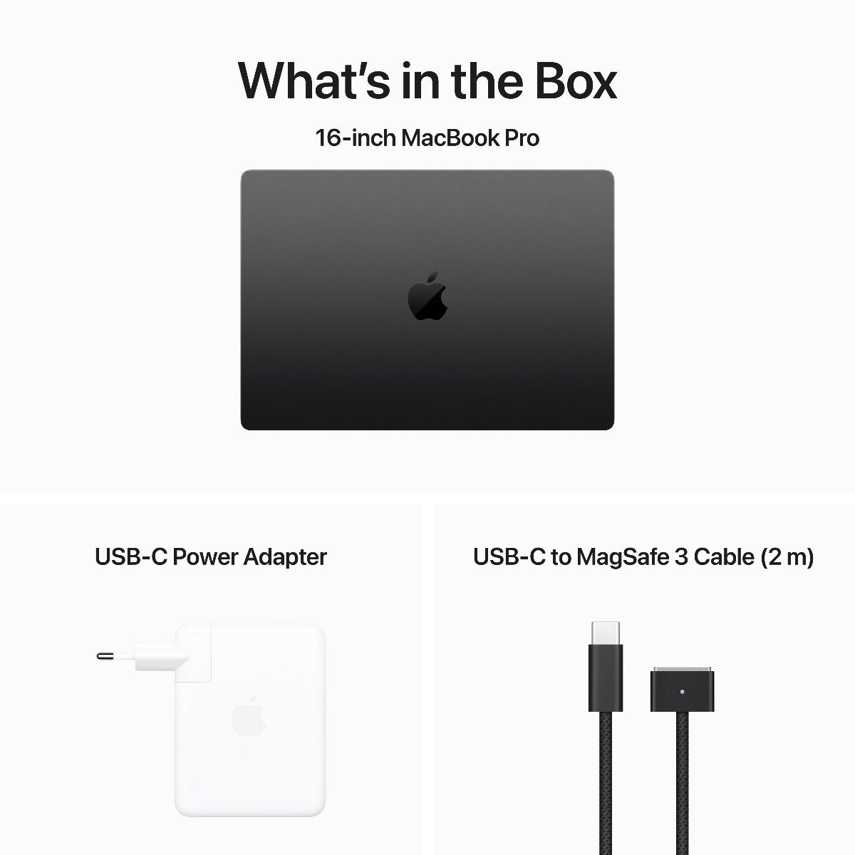 16-palcový MacBook Pro: Apple M3 Pro čip s 12 jadrovým CPU a 18 jadrovým GPU, 36GB, 512GB SSD - Space Black