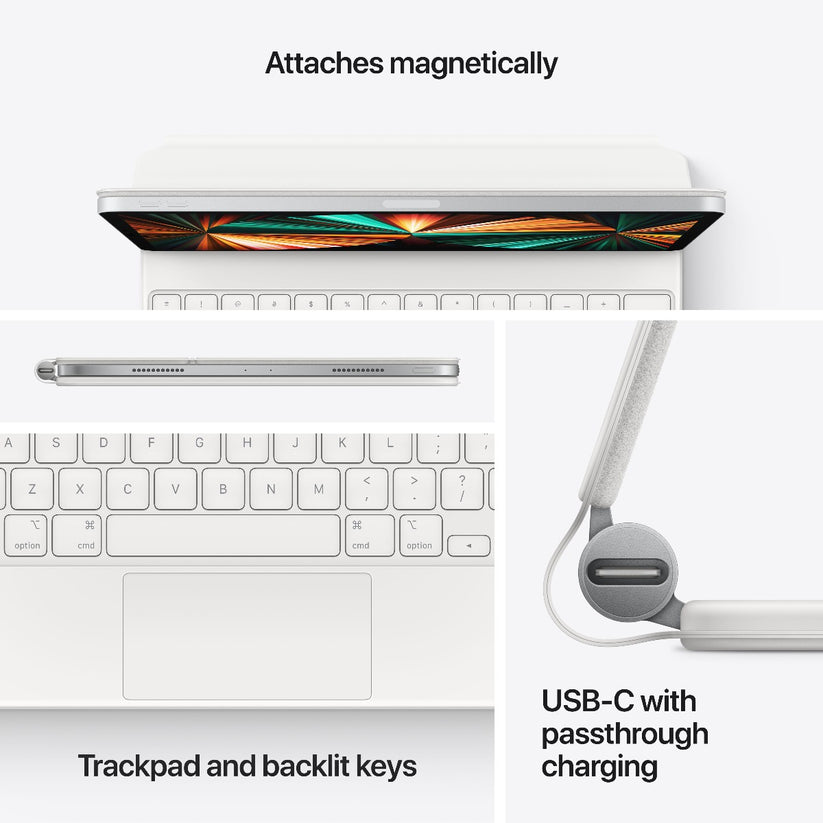 Magic Keyboard for iPad Pro 12.9_inch (5th generation) - Czech - White