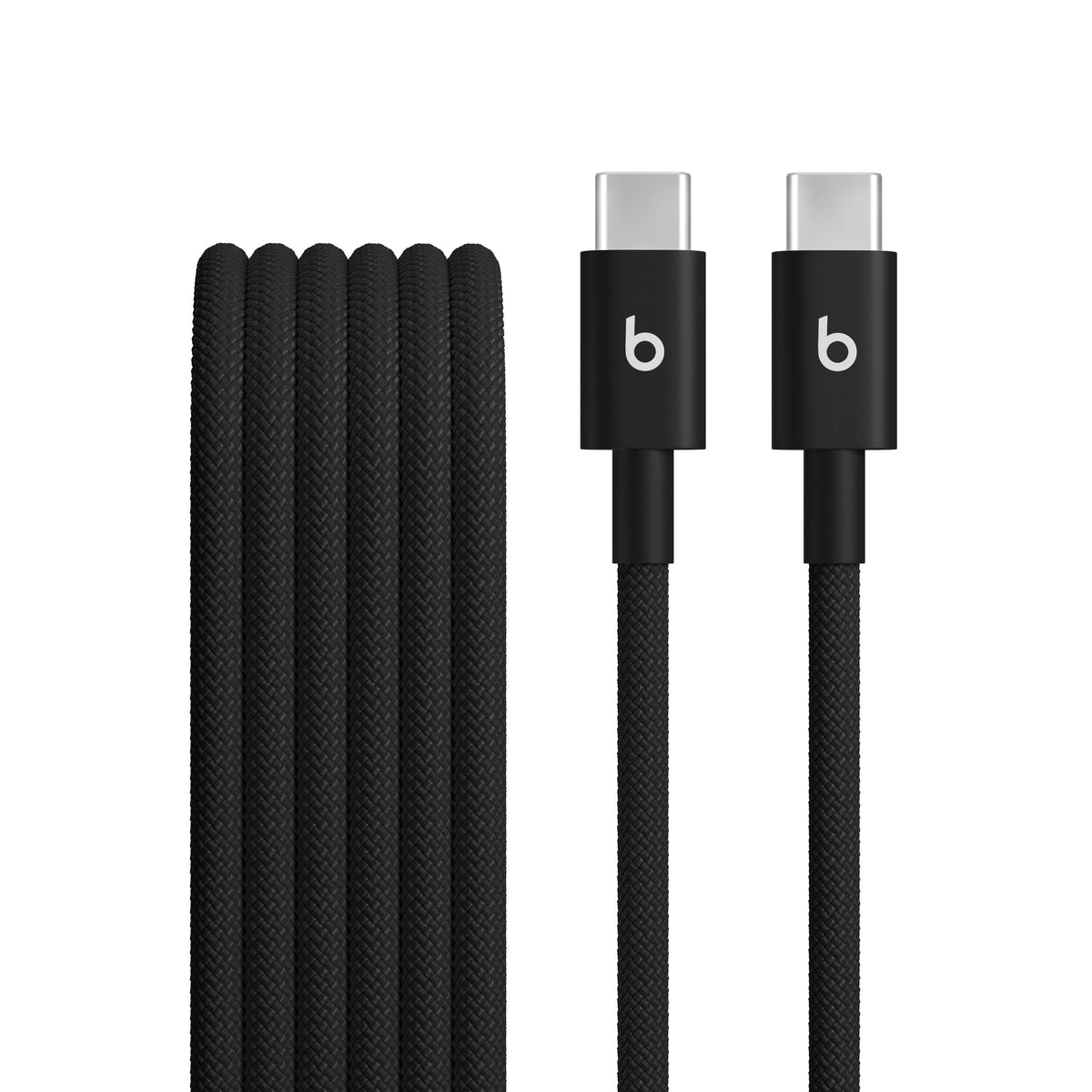 Opletený kábel Beats USB-C/USB-C 1,5 m – čierny – pohľad na produkt