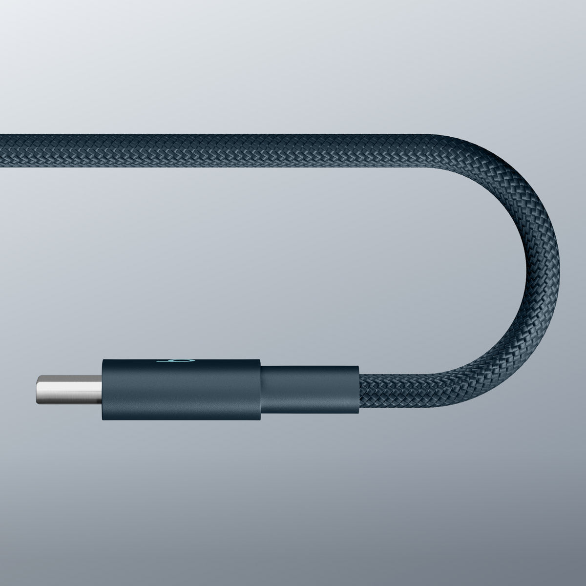 Opletený kábel Beats USB-C/USB-C 1,5 m – tmavomodrý – zosilnená koncovka