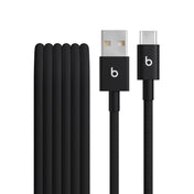 Opletený kábel Beats USB-A/USB-C 1,5 m – čierny – pohľad na produkt