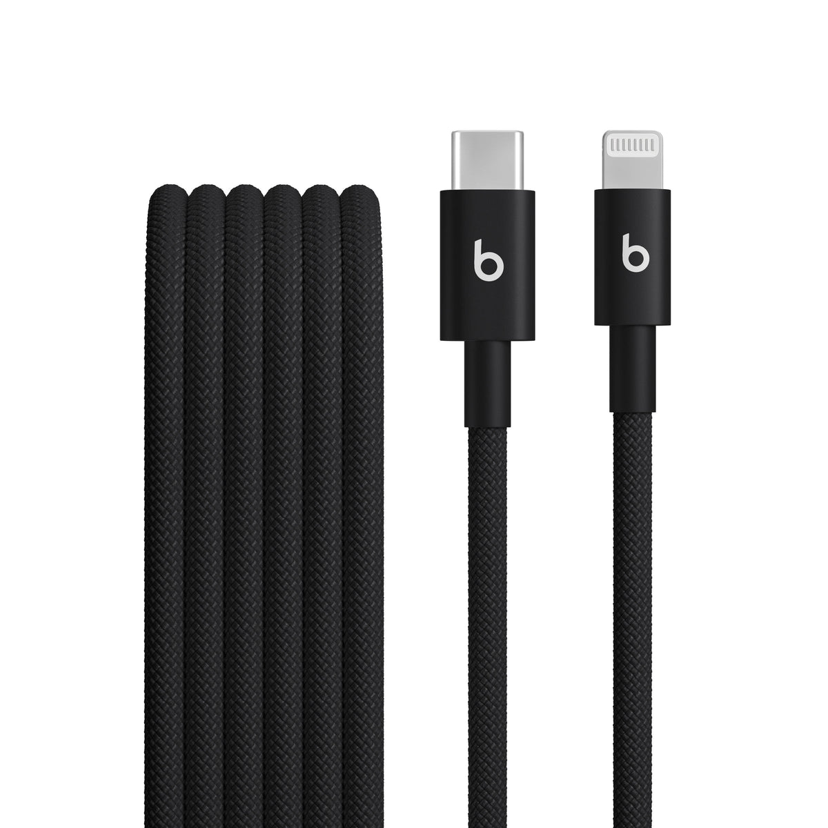 Opletený kábel Beats USB-C/Lightning 1,5 m – čierny – pohľad na produkt