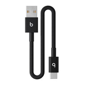 Opletený kábel Beats USB-A/USB-C 20 cm – čierny – pohľad na produkt