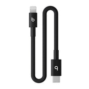 Opletený kábel Beats USB-C/Lightning 20 cm – čierny – pohľad na produkt