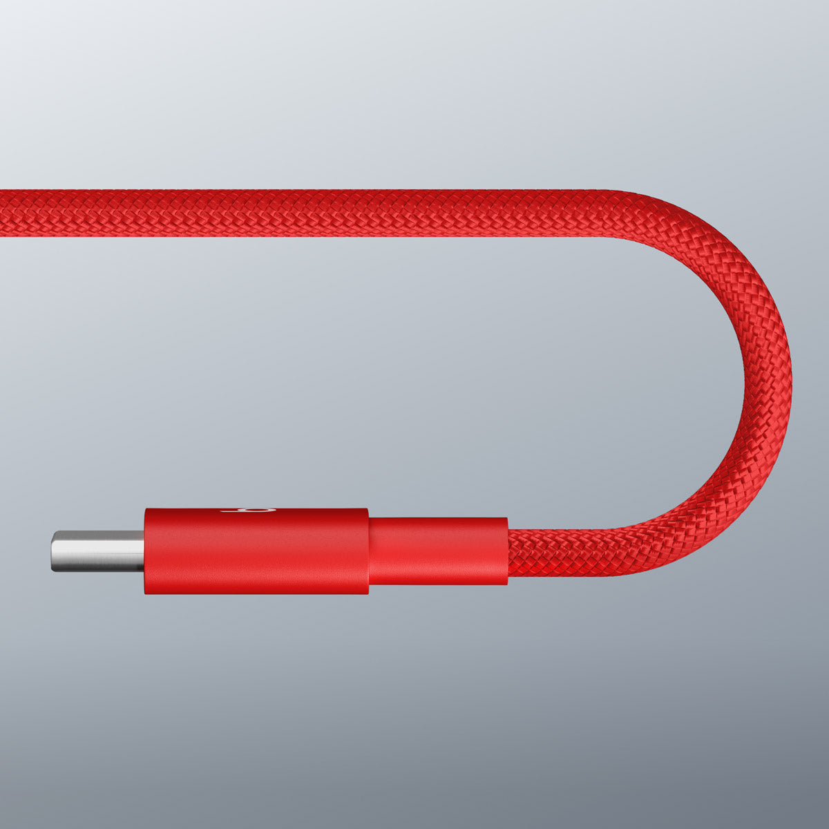 Opletený kábel Beats USB-A/USB-C 1,5 m – červený – zosilnená koncovka